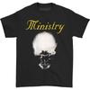 Černé unisex tričko Ministry Mind Skull