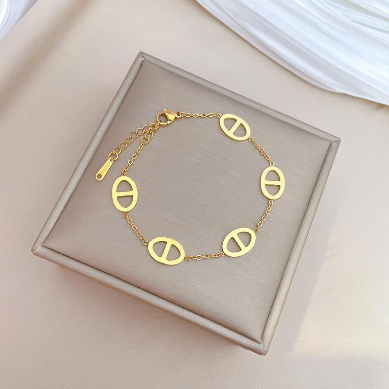 Minimalist Wind Cd Dongdaemun Personalized Bracelet Female Retro Girlfriend Birthday Gift