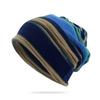 Cappello Caldo da Equitazione Hip Hop Pullover Berretto Autunno Inverno Outdoor a Strisce Arcobaleno 2 IN 1 per Uomo Donna
