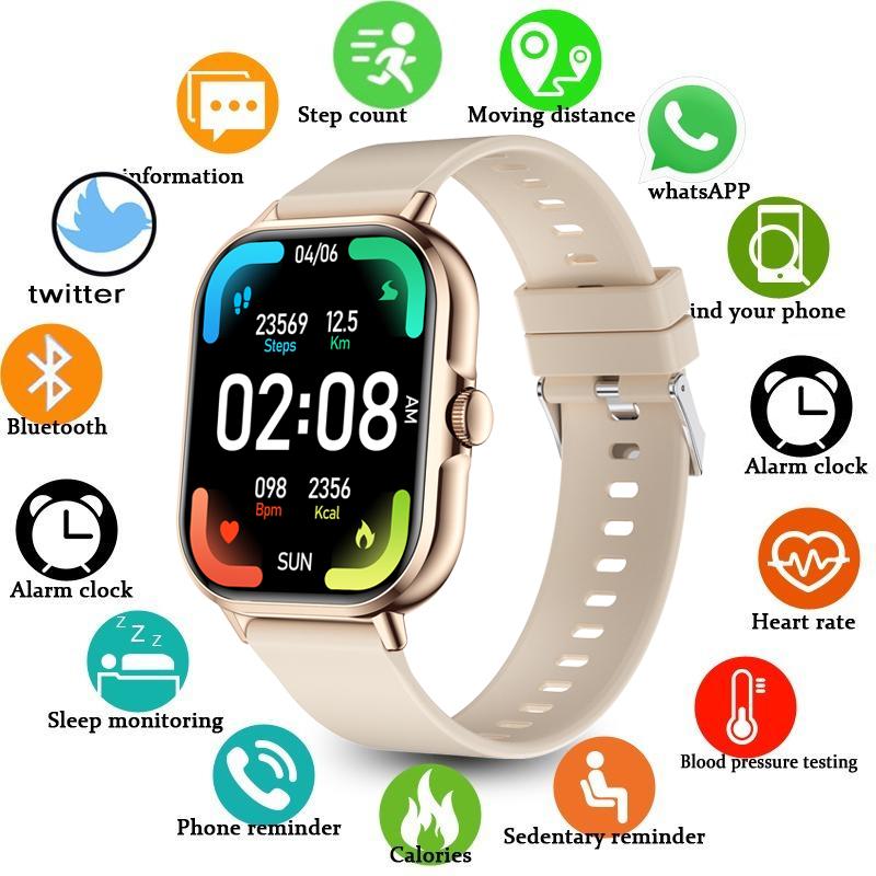 2025 Nuovo Smartwatch Uomo e Donna Smart Bracelet Monitoraggio Attività Sportiva IP67 Impermeabile Smartwatch da Donna