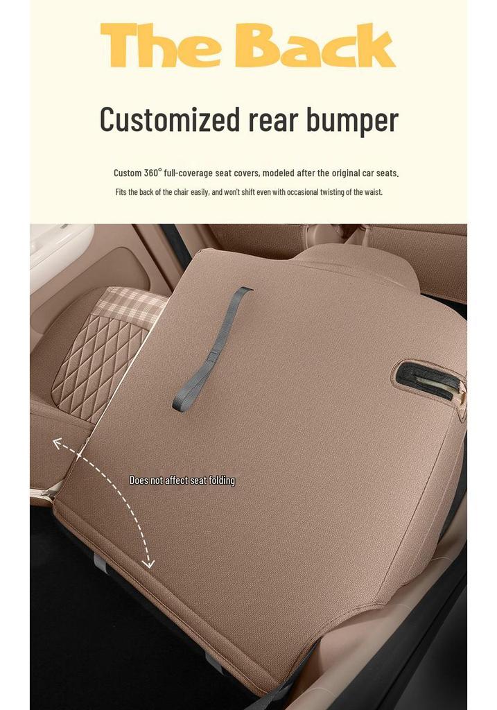 Breathable Cotton-Linen Car Seat Covers for 2026 Hongguang Mini (4-Door)