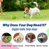 Funny Interactive Giggle Ball for Dog IQ Training Pet Toy Stimulating Play Mental Stimulation and Exerci