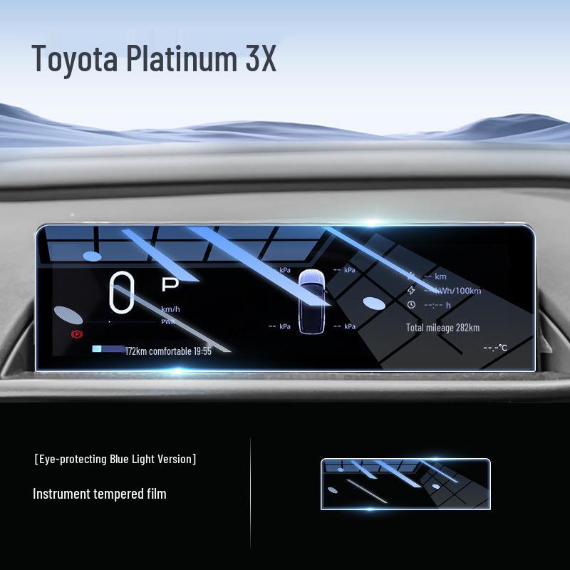 Toyota Prius 3X Center Console Screen Protector - Tempered Glass Film