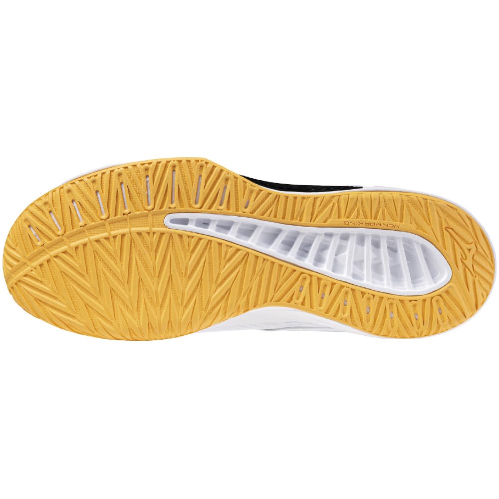 Mizuno Volleyball Shoes Thunder Blade Z Club Indoor Wide Lightweight Indoor Entry Beginner White x Gold x Black cm 26.5 2.5E