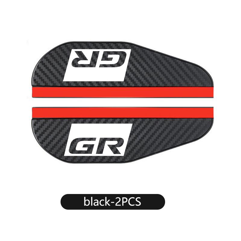 2PCS Car Rearview Mirror Rain Eyebrow Sticker Auto Accessories For Toyota Camry Highlander C-HR Hilux Vios Rav4 Prius Yaris TRD
