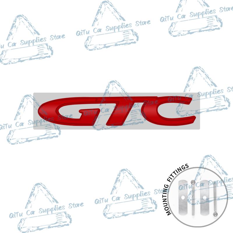 Metalowe Logo GTC 3D Emblemat na Grill Samochodowy Przód Odznaka na Klapę Bagażnika Naklejka Dekoracyjna Do Opel Astra Insignia Corsa Vectra Zafira Mokka OPC