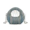 Niche Design Full Diamond Dumpling Bag Hand Bag Female Celebrity Dinner Bag Casual Versatile Handbag Rhinestone Bag