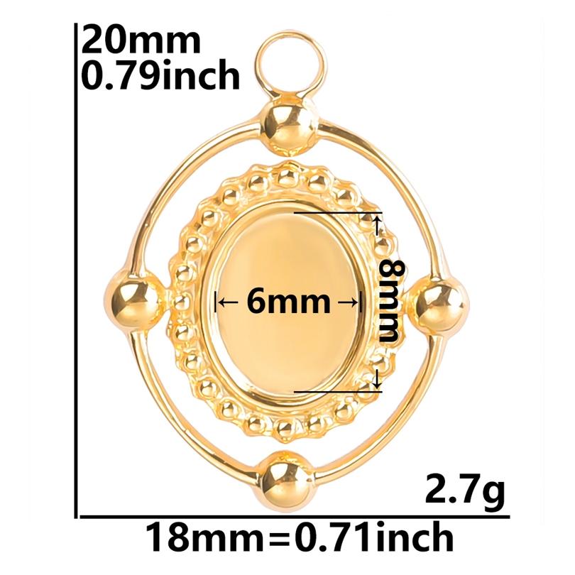 5pcs/Lot Gold Color Animal Butterfly Charm Ojo Turco Stainless Steel Charms For Jewelry Making Supplies Skull Head Star Moon Eye