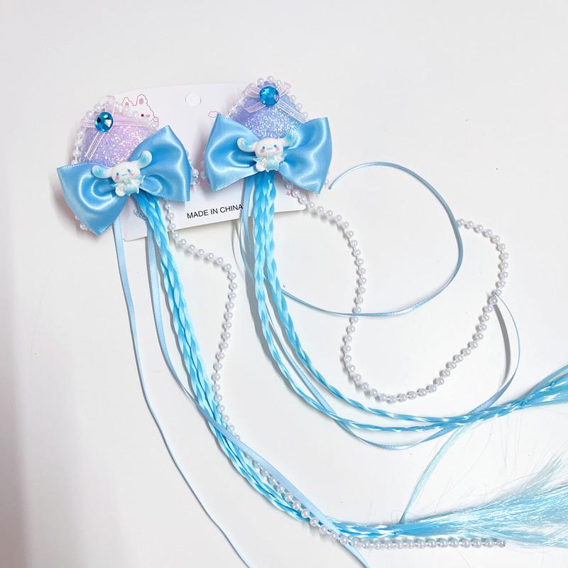 Frozen Elsa Hair Clips - No Damage Hair Bows for Girls