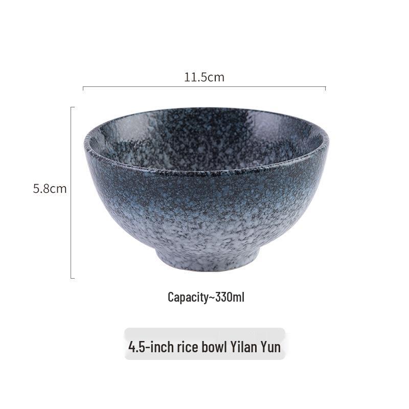 Japanese 5-Inch Rice Bowl: Versatile Tableware for Soup, Salad, and Meals