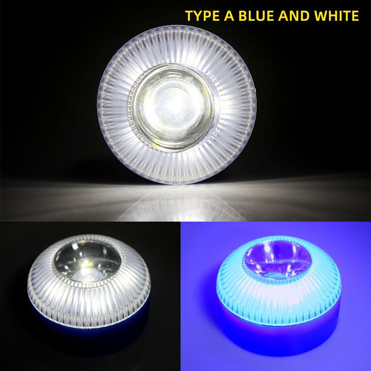 Battery Type USB Rechargeable Led Road Flares Safety Car Strobe Flashing Traffic LED Warning Emergency Flare Light V16