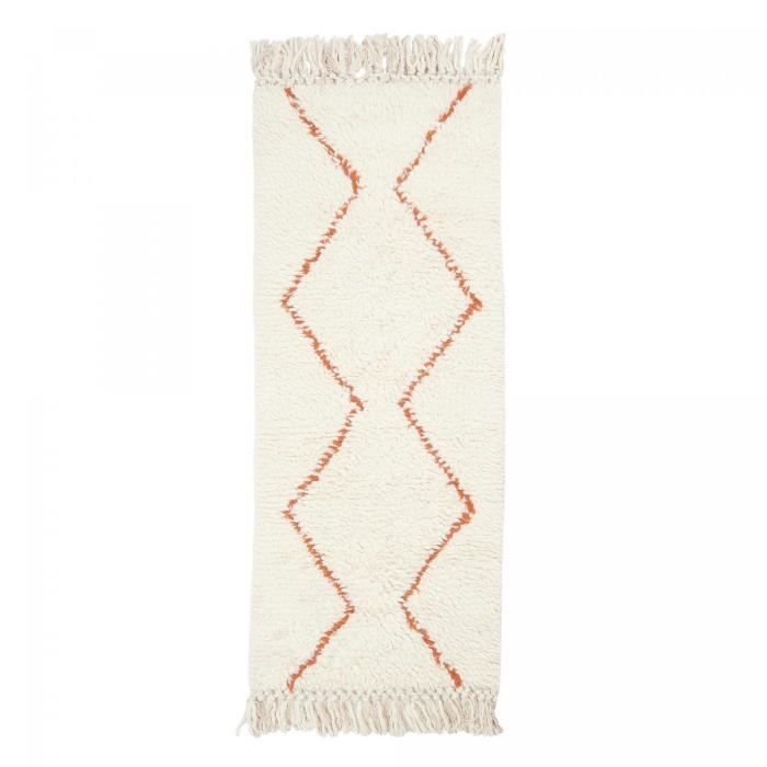 Tapis salon 80x200 MIRIN Blanc