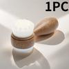 1pc Coconut Fiber Facial Brush,Double-Sided Exfoliating Manual Cleansing Brush, Soft Bristles for Deep Cleaning. facial brush