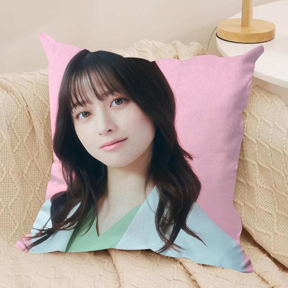 

HHashimoto KannaS Cushion Cover Soft Plush Throw Pillow Cover DoubleSided Printed Cushion Case Cozy Sofa Home Decor 30x30cm