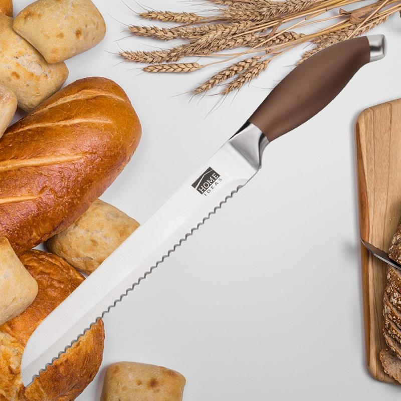 

8-дюймовые ножи для хлеба, нож с зубчатым лезвием, кухонный нож из нержавеющей стали