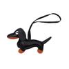Handmade PU Leather Puppy Dog Keychain Pendant Lovely Dachshund Bag Phone Pendant Women Backpack Handbag Charm Decors