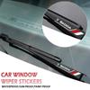 AAAAL1 Creative Sticker Logo Car Decor Decal Car Window Wiper Sticker For Skoda Octavia Kodiaq Kamiq Fabia Rapid Car Accessories Tools
