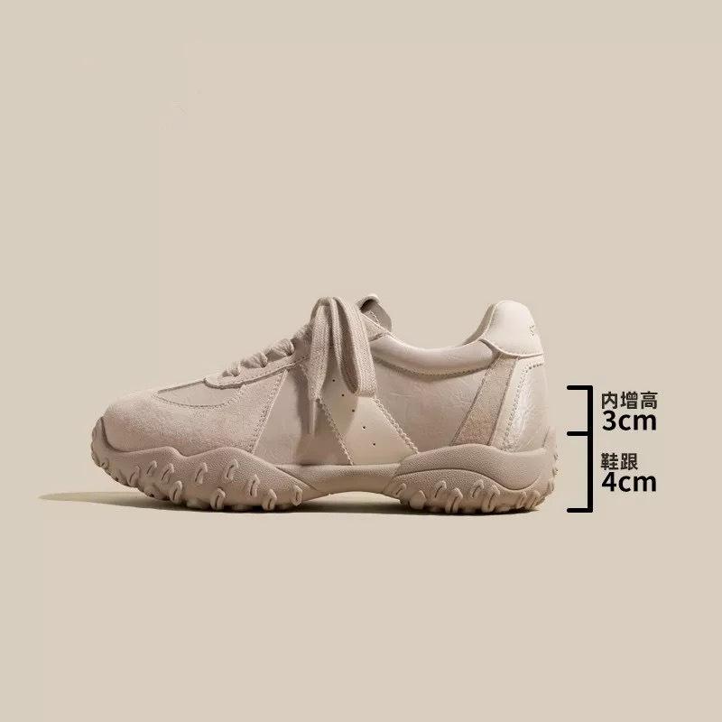 

Thick-soled 7cm inner height increase German training shoes women s 2025 new versatile sports and leisure shoes soft-soled small Forrest Gump shoes 40