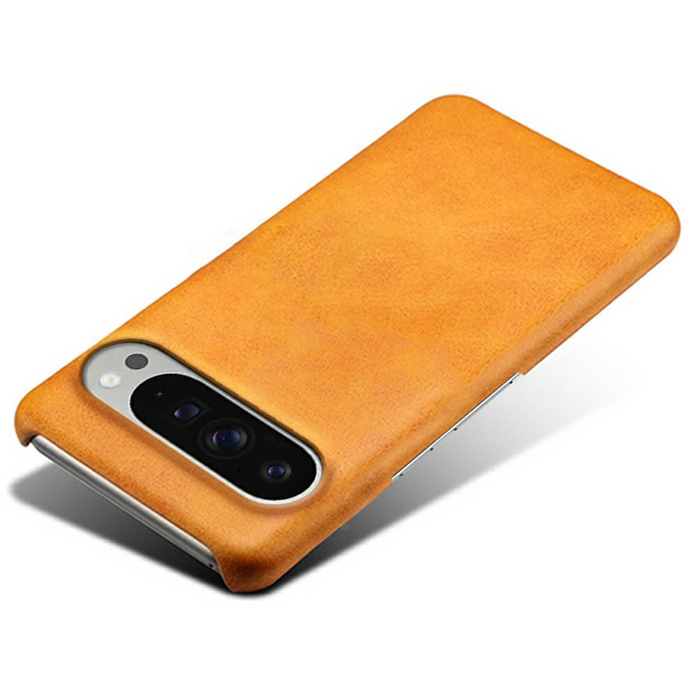 For Google Pixel 10 Pro XL Case Calf Texture PU Leather Hard PC Protective Phone Cover