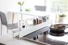 Yamazaki Jitsugyo Telescopic Exhaust Cover with Approximately X D8 X Plate Exhaust Telescoping with Shelf 3504 Shelf, White, W44.5~82 H7.2cm Cover,