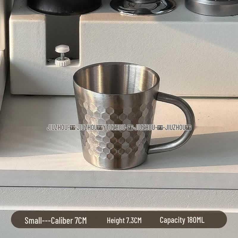 American Style Double-Layer Glass Mug