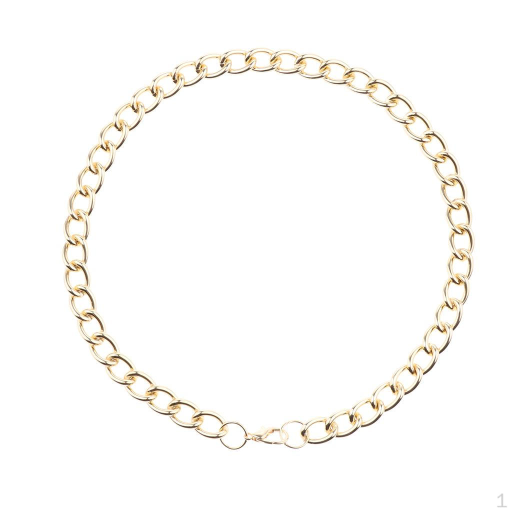 

Punk Chain Choker Necklace Biker 45CM S