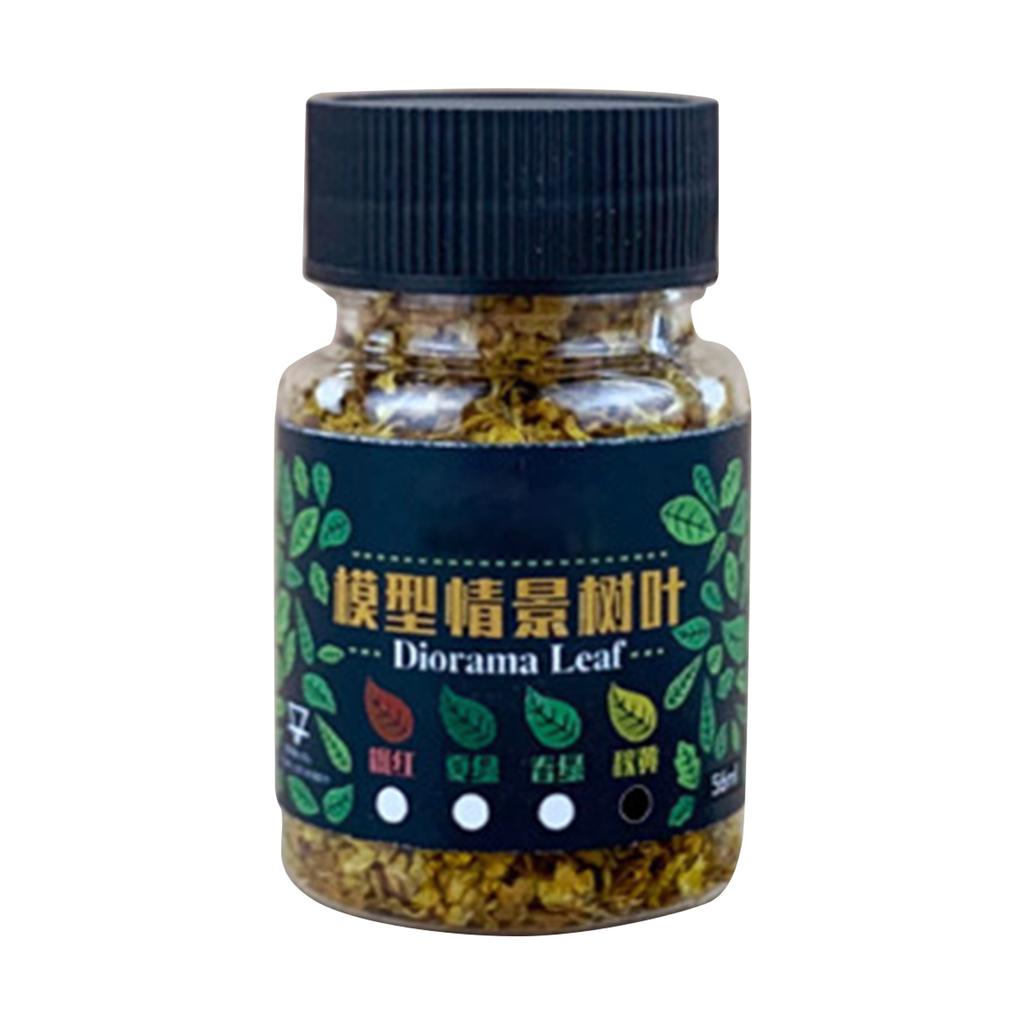 Practical Miniature Leaf Clusters Sturdy Resin Materials for Model Train Sand Table and Garden Supplies Scenery