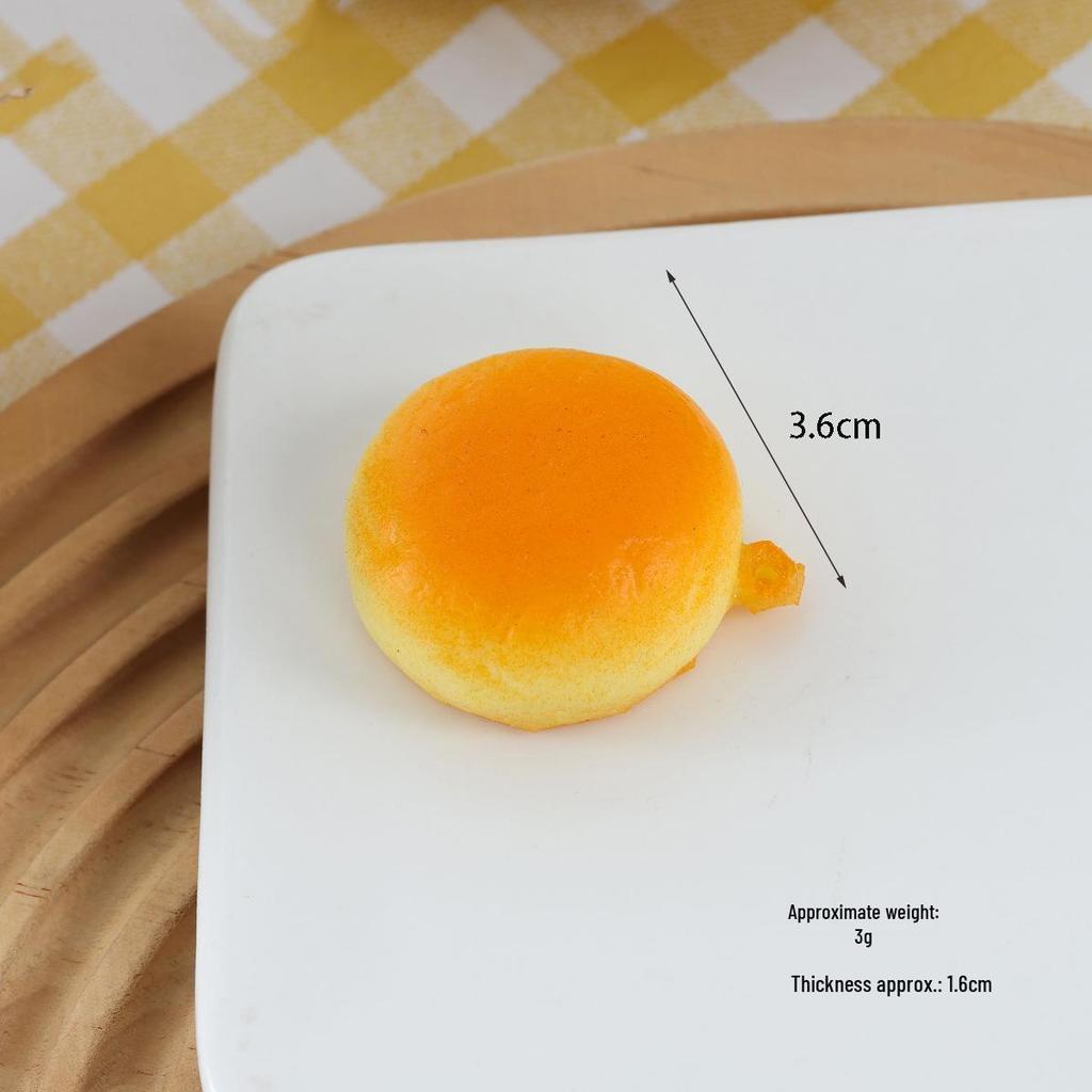 Mini-Brot-Schlüsselanhänger-Set: Lustiges Croissant, Ananasbrötchen, Baguette Spielzeug