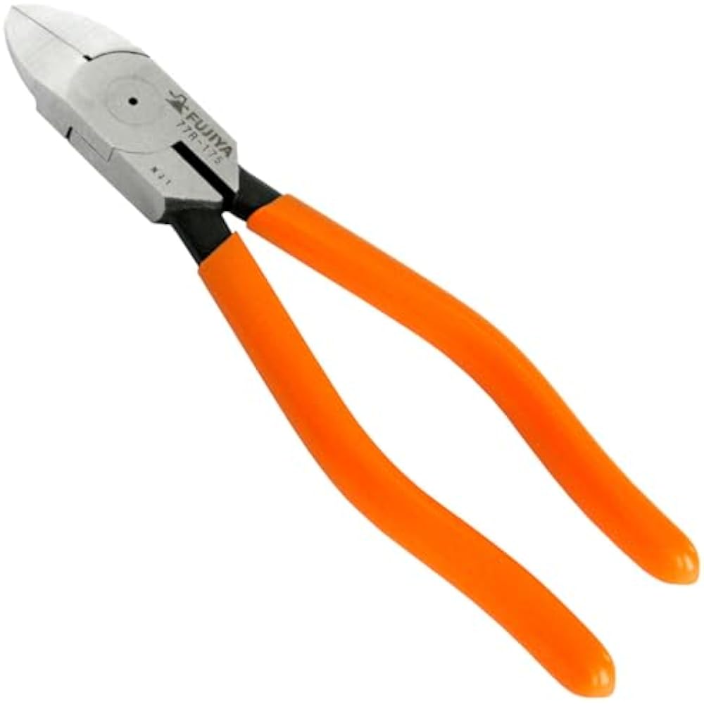 Fujiya (Fujiya) Electric VA Nipper (round blade) 175 mm, ideal for VA wire cutting, mirror finish...