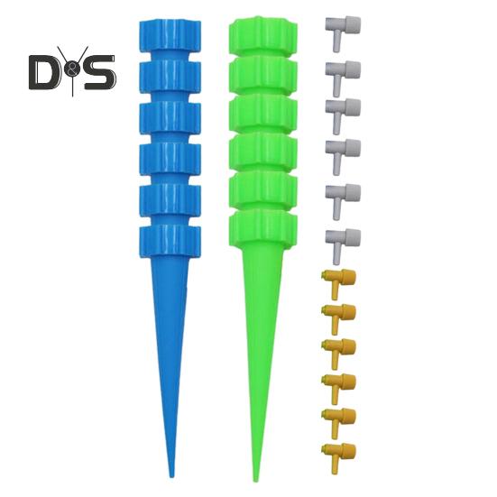 10/12/20/24Pcs Blume Waterer Spike Schuhe Bewässerung Steuerbar Wasser Flow Automatische System Anlage Selbst-bewässerung Werkzeug