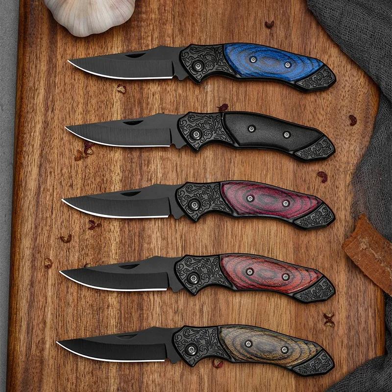 Camping Knife Folding Knives Fruit Knife For Men Portable Knife Perfect For Outdoor Camping Hunting Survival Pocket Knife