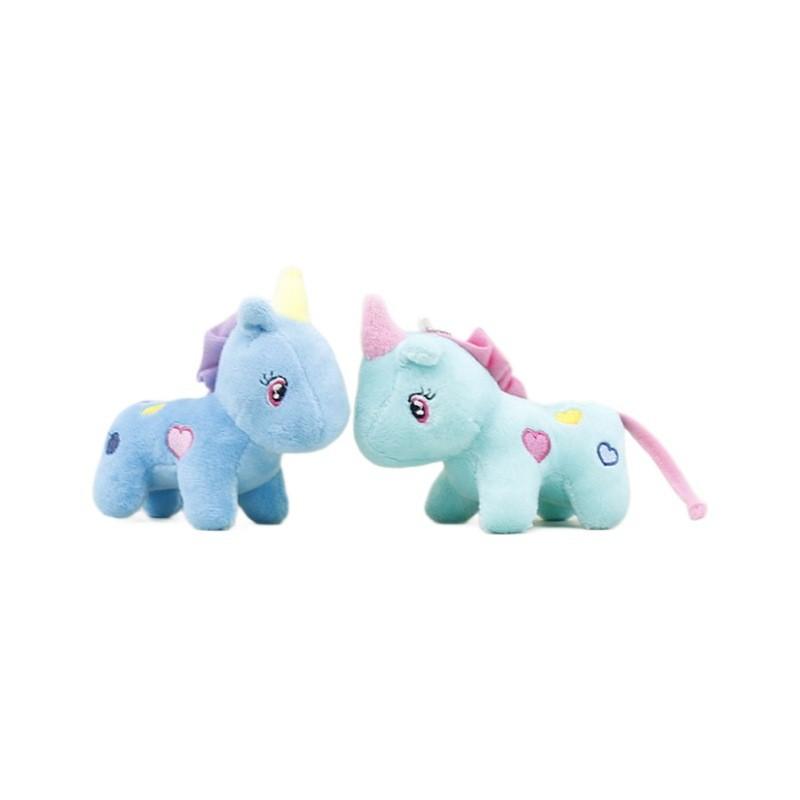 Adorable Unicorn Plush Toy Cute Keychain Soft Stuffed Animal Doll For Kids