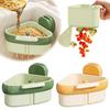 2Pcs Sink Strainer Baskets Large Capacity Automatic Dumping Simple Installation Suction Cup Sink Corner Racks for Kitchen