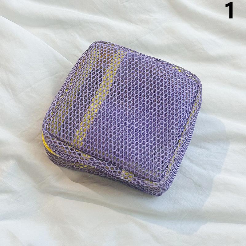 

Dopamine Color Ультралегкая сетчатая косметичка на молнии квадратной формы, многофункциональная женская косметичка для помады, ключей, монет