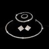 Fashion Jewelry Full Diamond Rhinestone Multi-layer Multi-row Collar Bridal Crystal Collar Short Collar Necklace