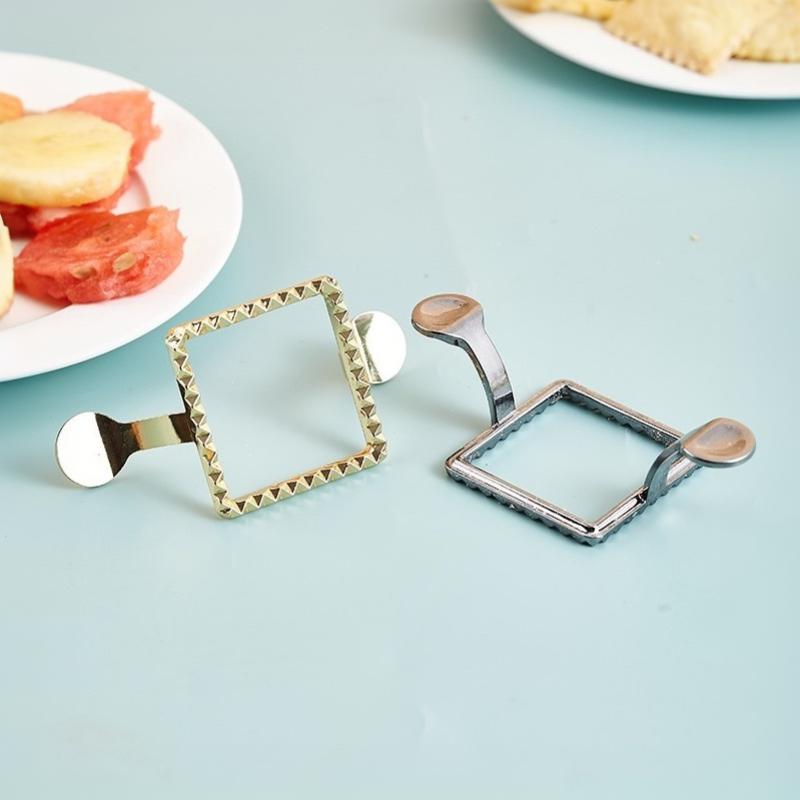 1/3Pcs Manual Pasta Cookie Molds Ravioli Cutter Press Mold With Wooden Handle Kitchen Baking Tool For Dumplings Lasagna Pierogi