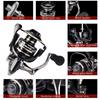 New Fishing Reel 5.2:1 Gear Ratio, 22LB Max Drag, Metal Rocker, Smooth Casting, High Speed Spool Spinning Fishing Reels Carp Fishing Wheel