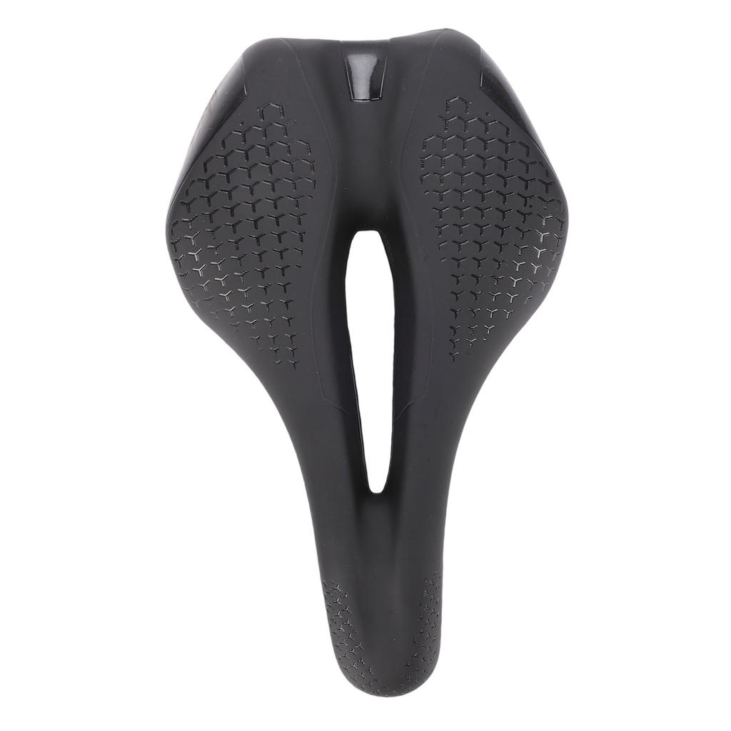 Comfortable PU Leather Bike Seat with High Density Sponge, Shock Absorbing Cord, Non-Slip Saddle Cushion for Mountain Road for Men and Women,    
