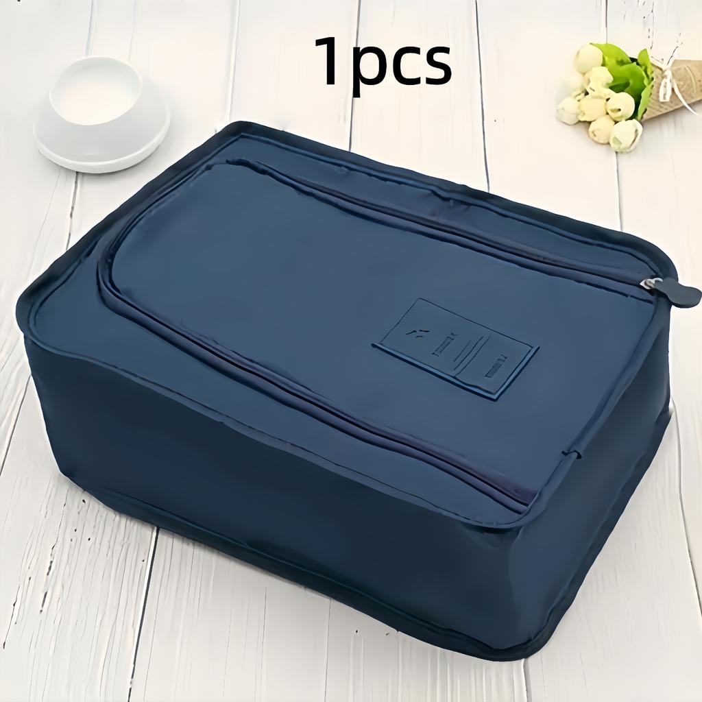 Portable Waterproof Sports Shoe Bag Foldable Nylon Shoe Box For Travel Organizational Storage Moistureproof Dustproof Shoe Bag