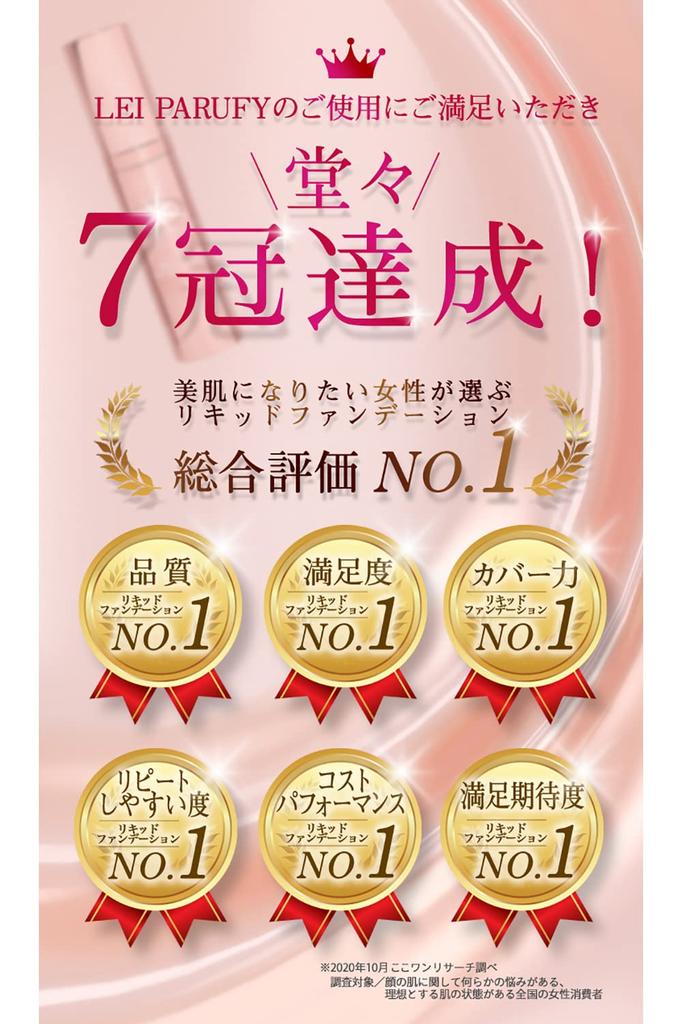 BELLET SHIP LEI PARUFY Premium Foundation SPF40 PA++++ 25g