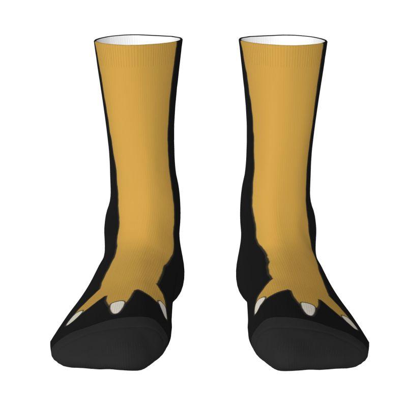 Anpassade Herrstrumpor med Kycklingben Unisex Roliga 3D-tryckta Tecknade Djurklänningsstrumpor