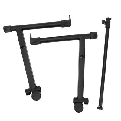 Adaptateur d'extension de support de clavier en forme de L pour support de clavier de piano électronique à 2 niveaux 42 ?75 cm de largeur