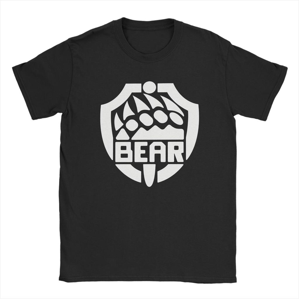 Escape from Tarkov BÄR Logo Unisex T-Shirt Vintage T-Shirt Kurzarm Rundhals T-Shirts 100% Baumwolle Geschenkidee Kleidung