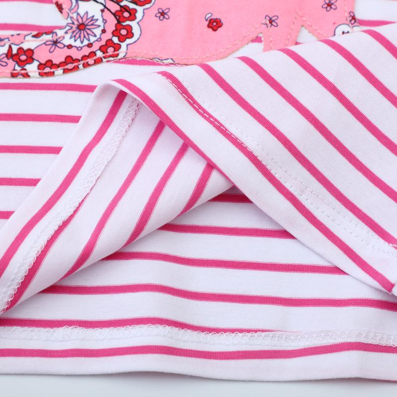 Children's dress summer new short sleeve children's dress knit children's dress distribution