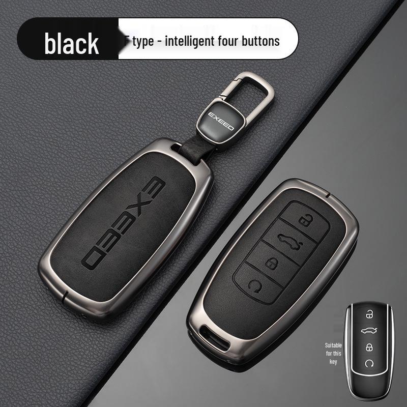 Zinc Alloy Key Protection Shell with Hanging Buckle for Chery Exeed Sterra ET Key Fob