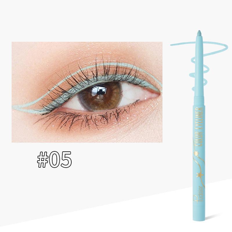 Pudaier Eyeliner Anti Sweat Ανθεκτικό και εύκολο στο περίγραμμα Eyeliner Pen 18 Color Eyeliner