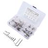 320pcs Screws Nuts Gasket Assortment Set 304 Stainless Steel M2 M3 Hex Bolts Washer Kit for Cars Trucks
