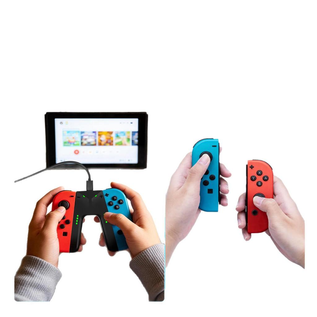 Ultra-thin NS Joy-con Charging Grip - Play & Charge Controller Holder
