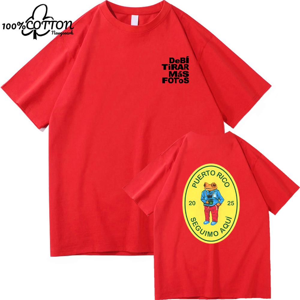 LE DTMF Debí Tirar Más Fotos TShirt BAD BUNNY DeBÍ TiRAR MáS FOToS Men Clothing Harajuku High Quality Cotton Tops