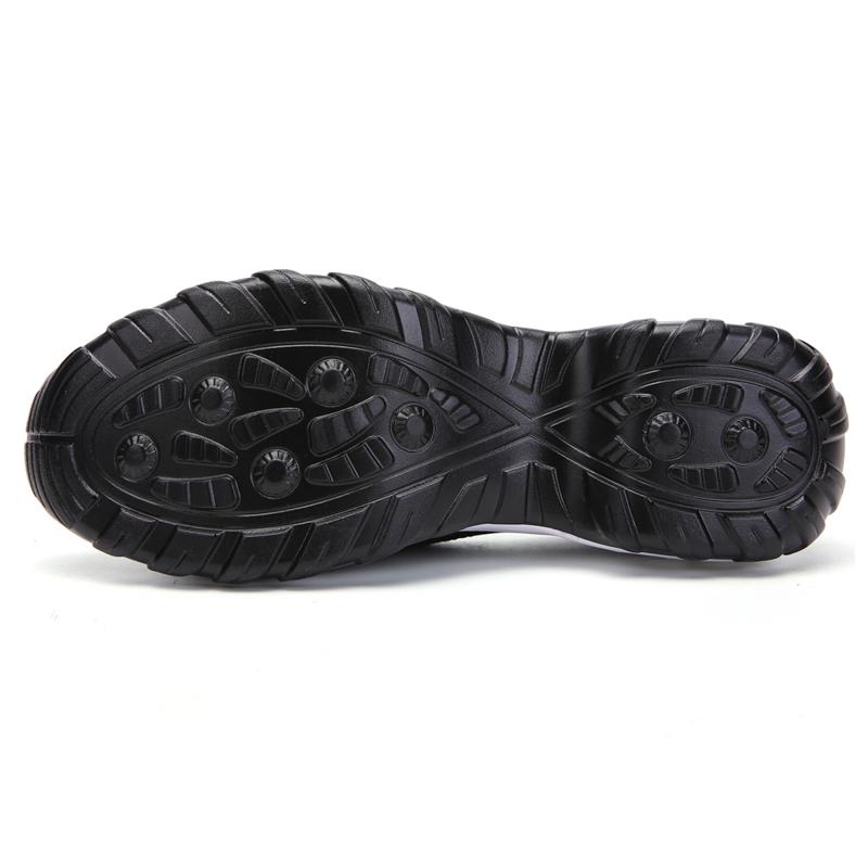 Dámské robustní tenisky Platformové vycházkové boty Módní pletené ležérní mokasíny